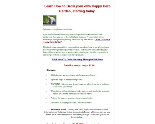 Learn how to grow your own happy herb garden